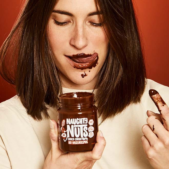 Naughty Nuts Nussbutter Bio Haselnussmus Choco Crush