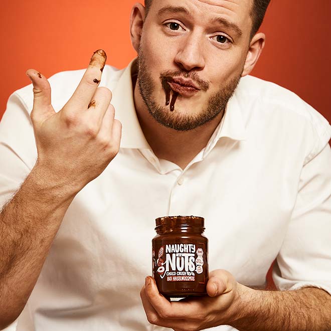 Naughty Nuts Nussbutter Bio Haselnussmus Choco Crush